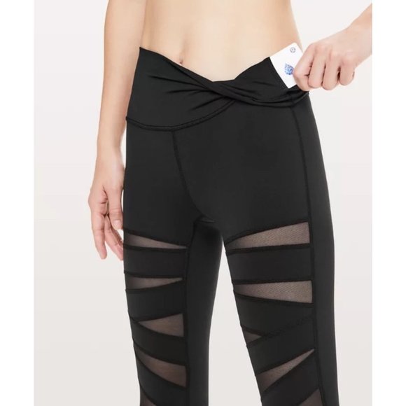 Lululemon Wunder Under Pant (Hi-Rise) (Tech Mesh) - Picture 3 of 8